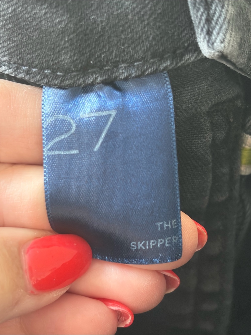 Anthropologie Pilcro the Skipper Jeans size 27 Cropped Wide Leg Faded Black - Picture 9 of 15